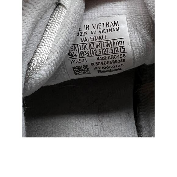 Reebok Classic Nylon Light Grey Mens 9.5 - Picture 7 of 7